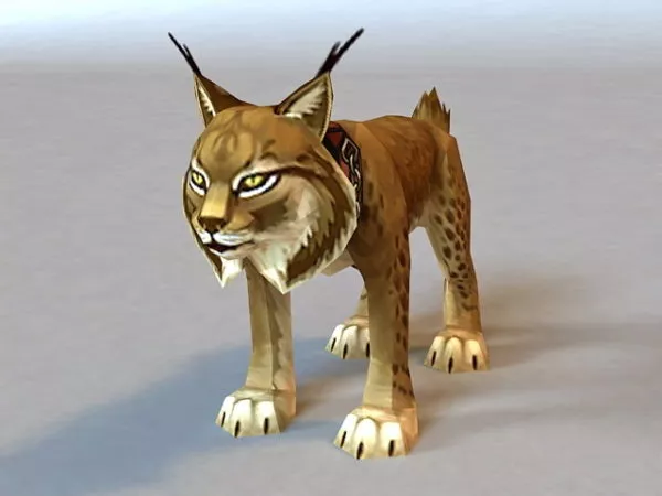 Leopard Cat Rigged 3d model Leopard Cat Rigged 3d model