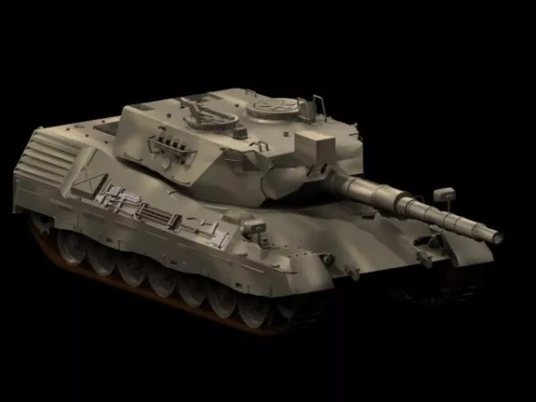 Leopard Main Battle Tank 3d model Leopard Main Battle Tank 3d model