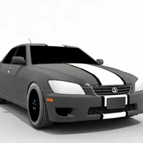Lexus Is 300 Race Car 3d model