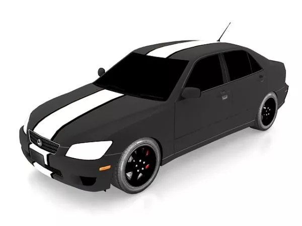 Lexus Is300 Car 3d model Lexus Is300 Car 3d model