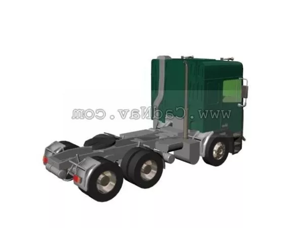 Low Poly Farm Tractor 3d model