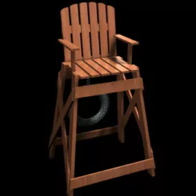 Lifeguard Chair 3d model