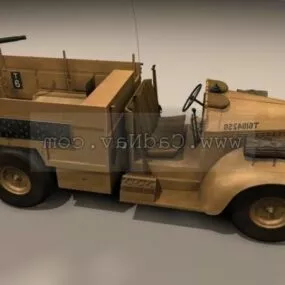 Light Protected Patrol Vehicle 3d model