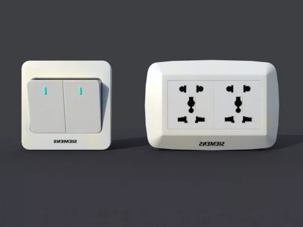 Square Switch Module Style 3d model