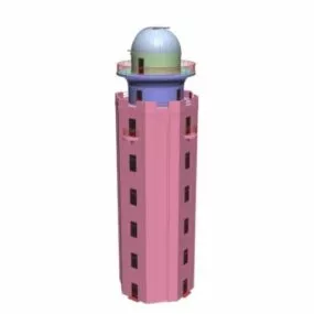 Lighthouse Building 3d model