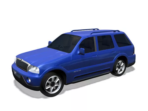 Lincoln Aviator Suv 3d model Lincoln Aviator Suv 3d model