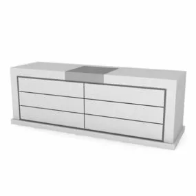 Furniture Living Room Side Cabinet 3d model