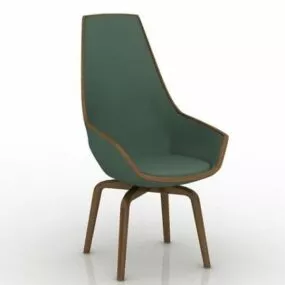 Living Room Womb Chair Furniture 3d model