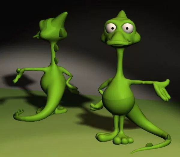 Loch Ness Monster Character 3d model Loch Ness Monster Character 3d model