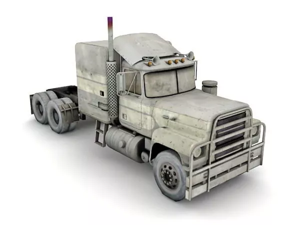Long Nose Truck 3d model Long Nose Truck 3d model