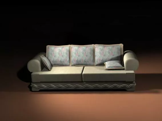 Pillow Strip Pattern 3d model