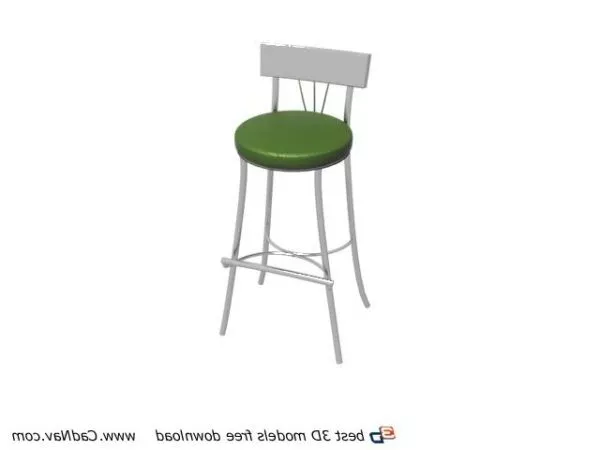 Low Back Chair Home Bar Stool 3d model Low Back Chair Home Bar Stool 3d model
