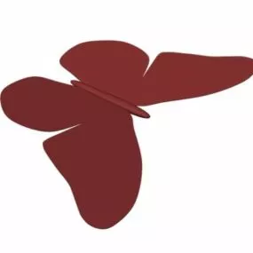 Low Poly Butterfly 3d model