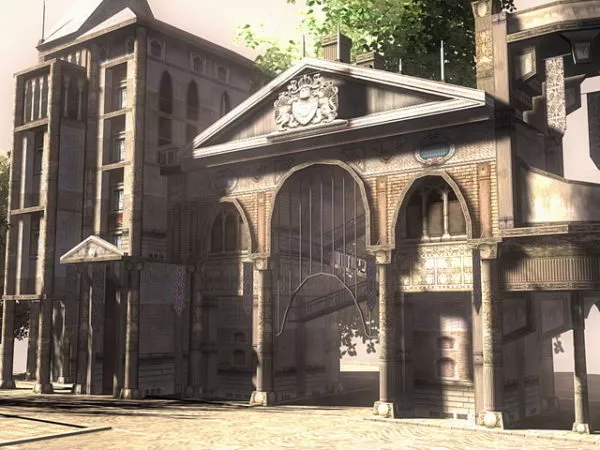 House Gate 3d model