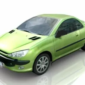 Low Poly Sedan Car 3d model