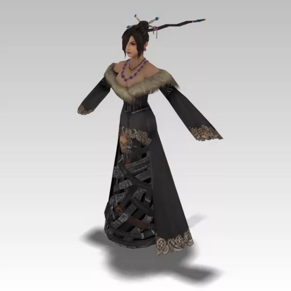Lulu From Final Fantasy 3d model Lulu From Final Fantasy 3d model