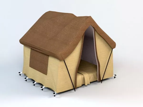 Ancient Military Tent 3d model