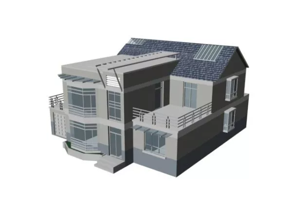 Luxury Home House 3d model Luxury Home House 3d model