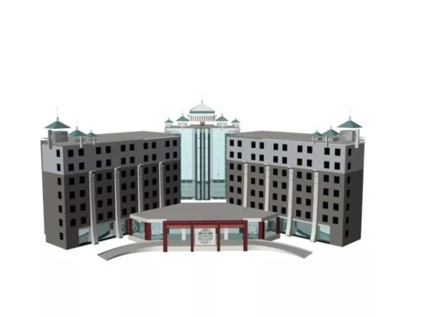 Luxury Hotel Architectural 3d model Luxury Hotel Architectural 3d model