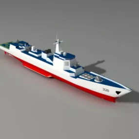 Luyang Ii Class Destroyer 3d model