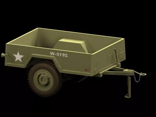 Mobile Diesel Trailer 3d model