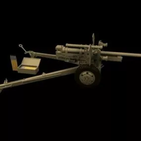 M101 Field Howitzer 3d model