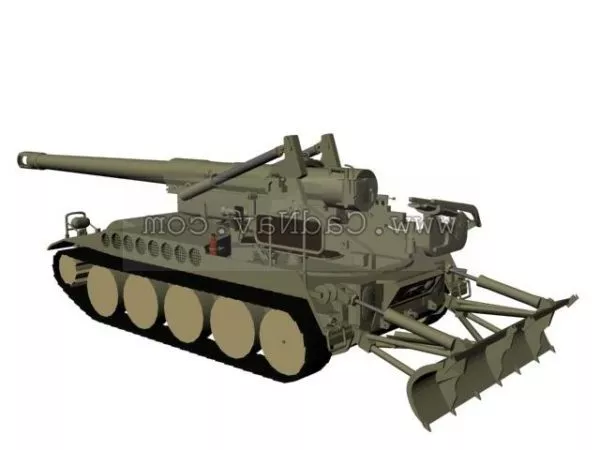 M110a2 Self-propelled Howitzer 3d model M110a2 Self-propelled Howitzer 3d model