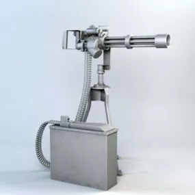 M134 Rotary Machine Gun 3d model