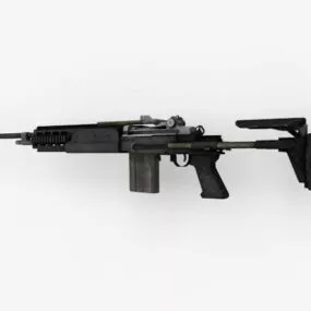 M14 Ebr Rifle 3d model
