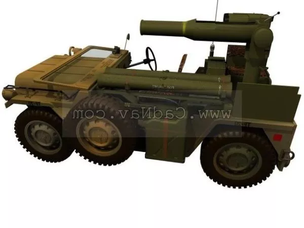 M15a2 Anti-tank Missile Vehicle 3d model M15a2 Anti-tank Missile Vehicle 3d model