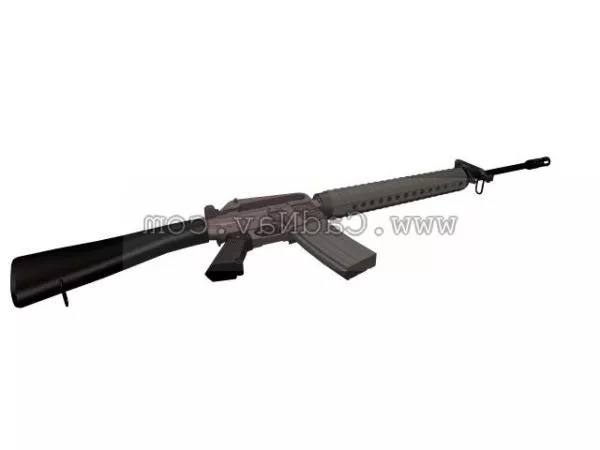 Charleville Rifle 1777 Gun 3d model