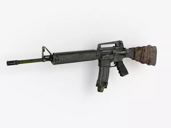 Army M60 Machine Gun 3d model