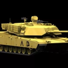 M1a1 Abrams Tank 3d model