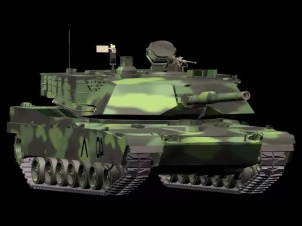 M1a2 Main Battle Tank 3d model M1a2 Main Battle Tank 3d model
