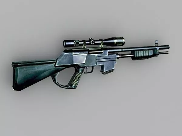 M24 Sniper Rifle 3d model M24 Sniper Rifle 3d model