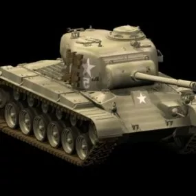 M26 Pershing Tank 3d model