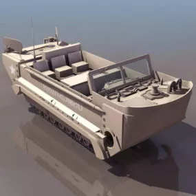 M29c Water Weasel Amphibious Tracked Vehicle 3d model