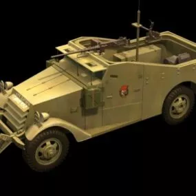 M3 Scout Car 3d model
