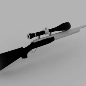 M40a1 Sniper Rifle 3d model