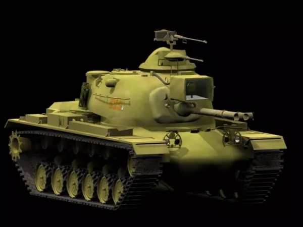 M48 Patton Medium Tank 3d model M48 Patton Medium Tank 3d model
