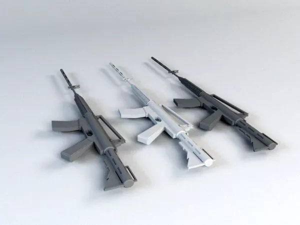 M4a1 Carbine 3d model M4a1 Carbine 3d model
