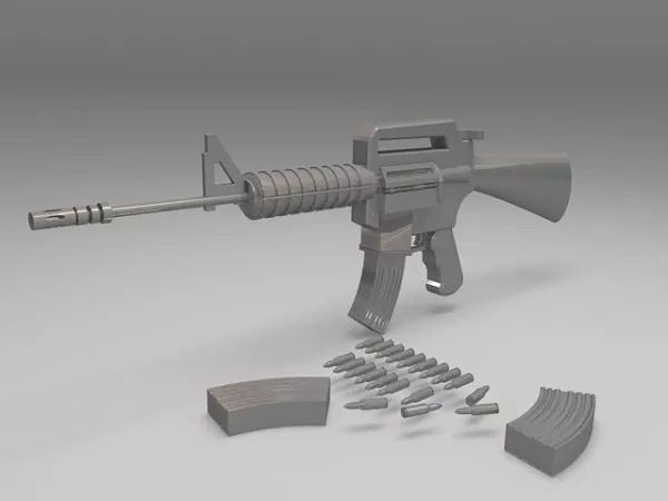 Sl8 Rifle Gun 3d model