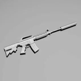 M4a1 With Silencer 3d model