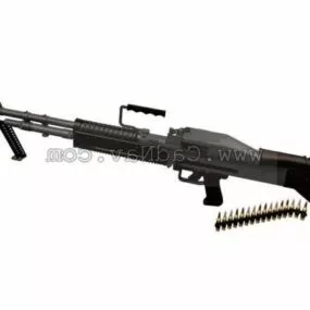 M60 Light Machine Gun 3d model