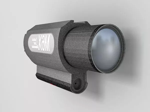 M6x Tactical Laser Illuminator 3d model M6x Tactical Laser Illuminator 3d model