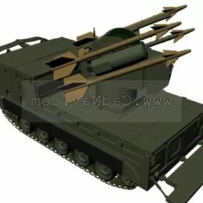 M7 Priest Self-propelled Artillery Vehicle 3d model