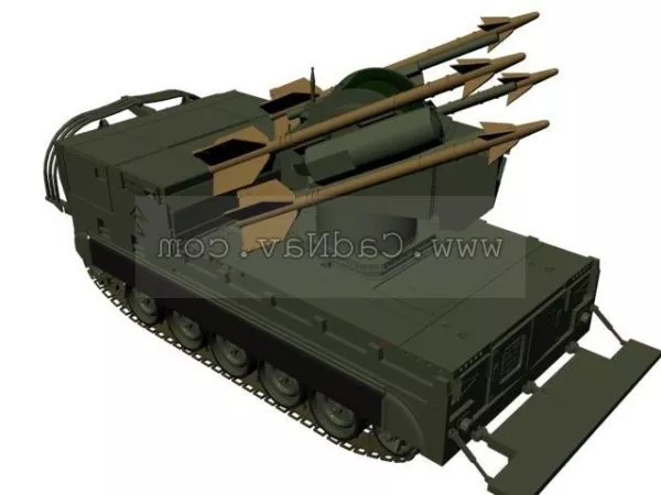 M47 Anti Tank Missile 3d model
