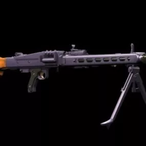 Mg 42 Machine Gun 3d model