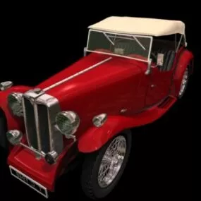 Mg Ta Midget 2-door Roadster 3d model