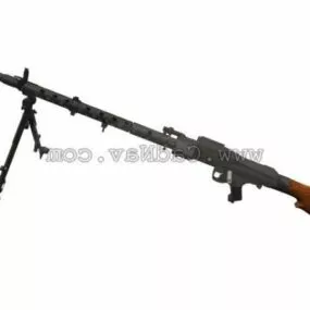 Mg34 7.92mm General-purpose Machine Gun 3d model